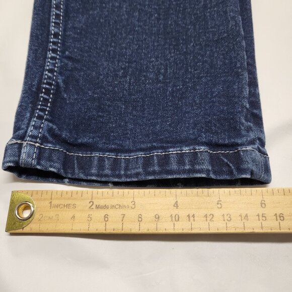 Refinery Republic Mens Jeans 34 X 30 Straight Leg Stretch Distressed Blue - Picture 16 of 16